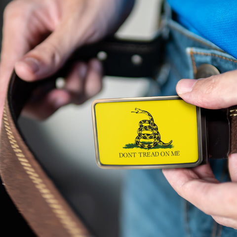 Image of Gadsden Flag Belt Buckle