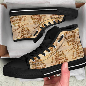 Dont Tread On Me High Top Shoes Shoes 