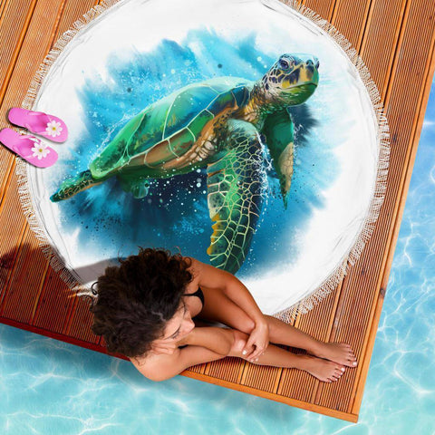 Image of Turtle Beach Blanket v.3 Beach Blanket