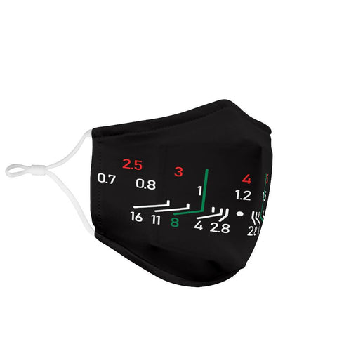 Image of Focal Length Face Mask Black
