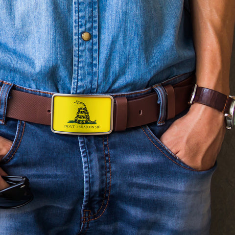 Image of Gadsden Flag Belt Buckle