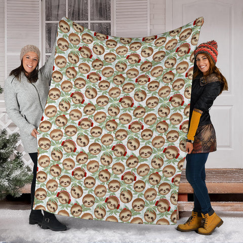 Image of Happy DJ Sloth Blanket