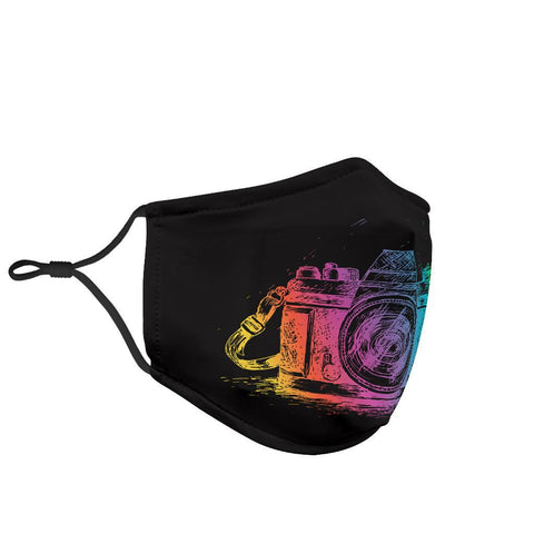 Image of Colorful Camera Fask Mask Face Mask