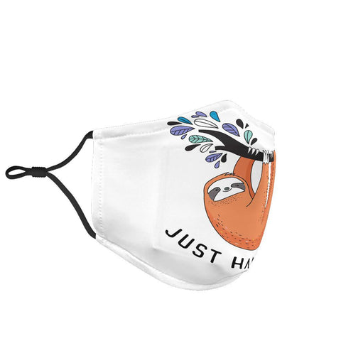 Image of Sloth Just Hanging Facemask Face Mask