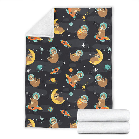 Image of Space Sloth Blanket V.2