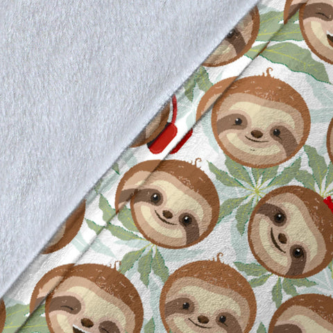 Image of Happy DJ Sloth Blanket