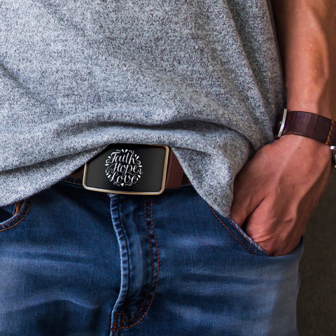 Image of Faith Hope Love Belt Buckle