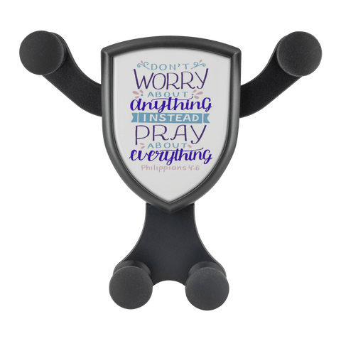 Image of Don't Worry!, Philippians 4:6 Gravitis Car Charger Gravitis - Wireless Car Charger
