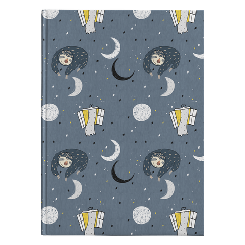 Image of Sleeping Space Sloth Journal | Hard Cover