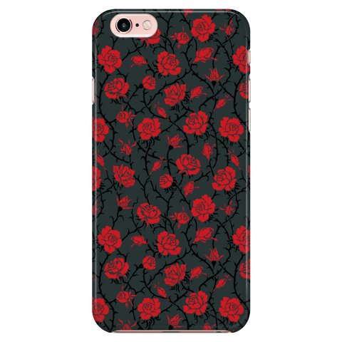 Image of Gorgeous Red Roses Phone Case Phone Cases iPhone 7/7s/8