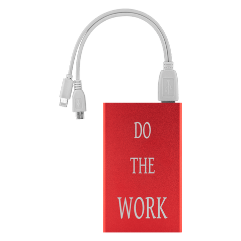 Image of Do The Work Power Bank Power Banks Red