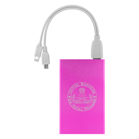 Image of Initial Success or Total Failure EOD Power Bank Power Banks Pink