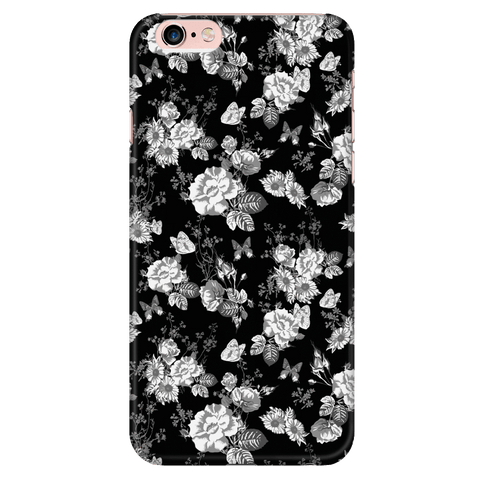 Image of Butterflies and Flowers Phone Case Phone Cases iPhone 6 Plus/6s Plus