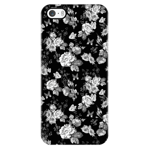 Image of Butterflies and Flowers Phone Case Phone Cases iPhone 5/5s