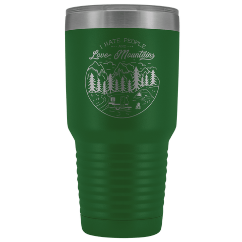 Image of Love the Mountains | 30oz Tumbler Tumblers Green