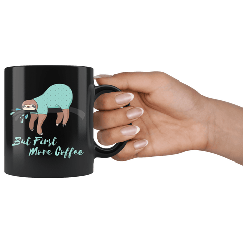 Image of Sleepy Sloth Needs Coffee Drinkware