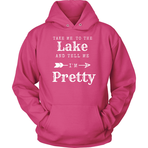 Image of To The Lake T-shirt Unisex Hoodie Sangria S