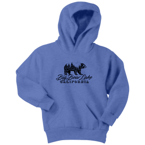 Big Bear Lake California V.2, Hoodies and Long Sleeve T-shirt Youth Hoodie Carolina Blue XS