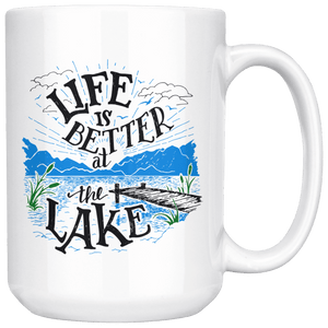 Life is Better at the Lake | 15oz. mug Drinkware V.1 