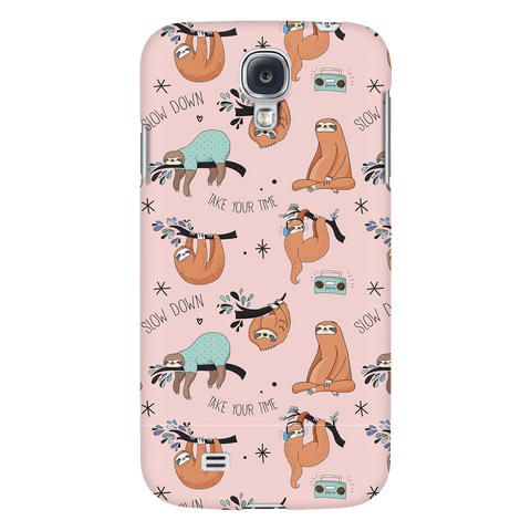 Image of Pink Sloth Collage Phone Case Phone Cases Galaxy S4