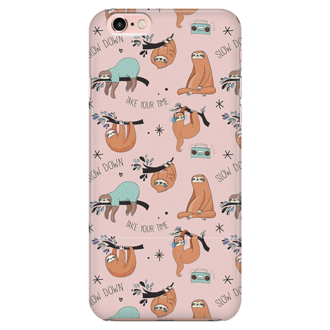 Image of Pink Sloth Collage Phone Case Phone Cases iPhone 7/7s/8