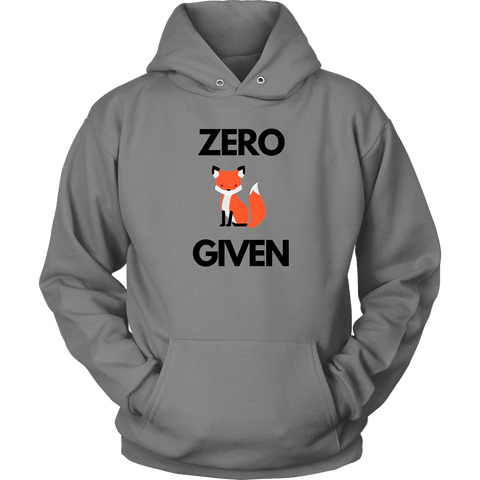 Image of Zero Fox Given T-shirt Unisex Hoodie Grey S