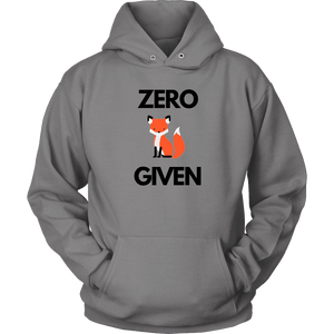 Zero Fox Given T-shirt Unisex Hoodie Grey S