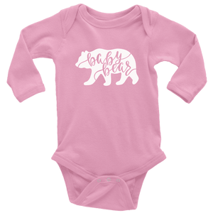 Baby Bear Shirts and Onesies T-shirt Long Sleeve Baby Bodysuit Pink NB