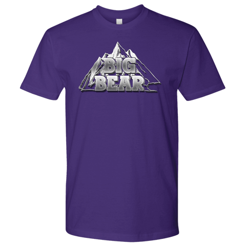 Image of Big Bear V.2, Mens T-shirt Next Level Mens Shirt Purple S