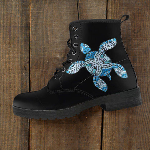 Image of Cool Blue Tribal Turtle V.2