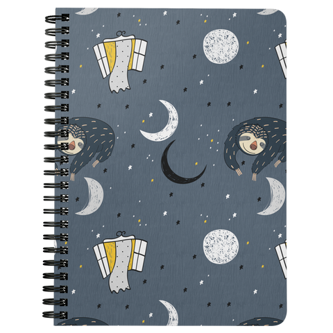 Image of Sleeping Space Sloth Journal | Spiral