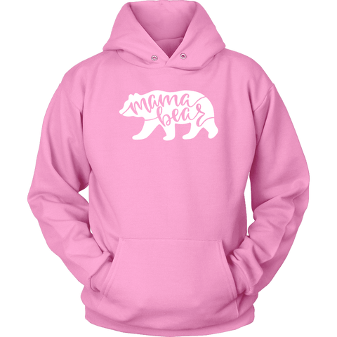 Image of Mama Bear Shirts T-shirt Unisex Hoodie Pink S