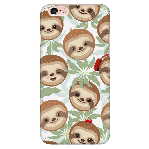 Image of Happy Sloth Phone Case Phone Cases iPhone 6 Plus/6s Plus 