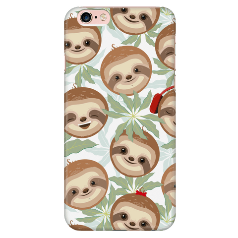 Image of Happy Sloth Phone Case Phone Cases iPhone 6 Plus/6s Plus