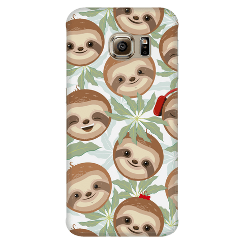 Image of Happy Sloth Phone Case Phone Cases Galaxy S6 Edge 