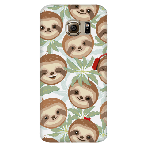 Image of Happy Sloth Phone Case Phone Cases Galaxy S6 Edge
