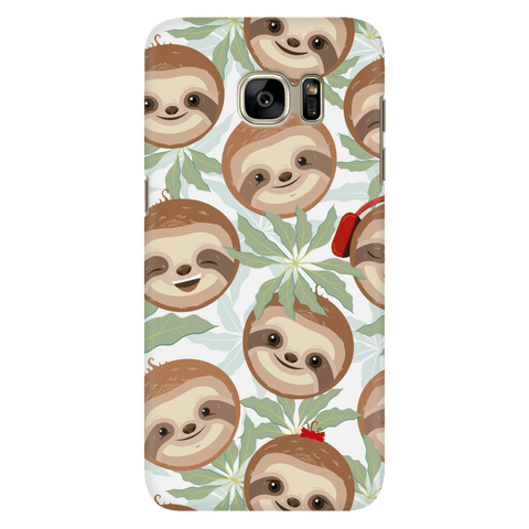 Image of Happy Sloth Phone Case Phone Cases Galaxy S7