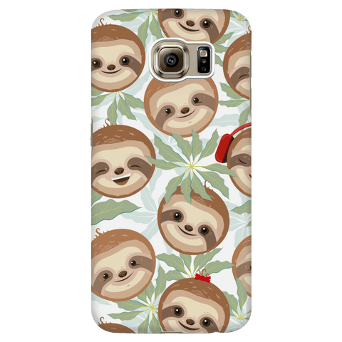 Image of Happy Sloth Phone Case Phone Cases Galaxy S6 
