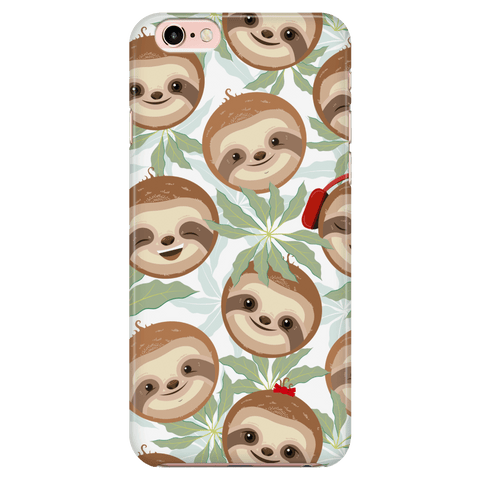 Image of Happy Sloth Phone Case Phone Cases iPhone 6/6s