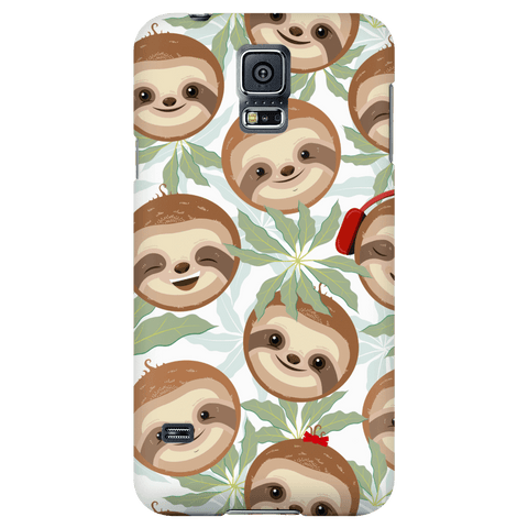 Image of Happy Sloth Phone Case Phone Cases Galaxy S5 