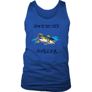 You're An Awesome Angler | V.3 Pirate T-shirt District Mens Tank Royal Blue S