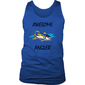 You're An Awesome Angler | V.1 Mistral T-shirt District Mens Tank Royal Blue S