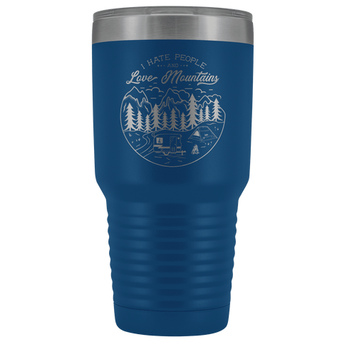 Image of Love the Mountains | 30oz Tumbler Tumblers Blue