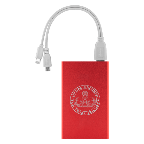 Image of Initial Success or Total Failure EOD Power Bank Power Banks Red