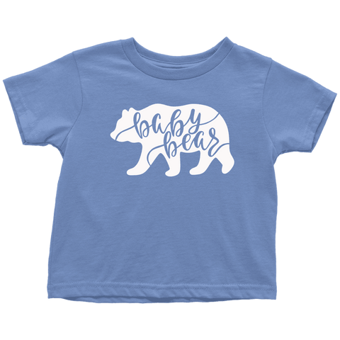 Image of Baby Bear Shirts and Onesies T-shirt Toddler T-Shirt Baby Blue 2T