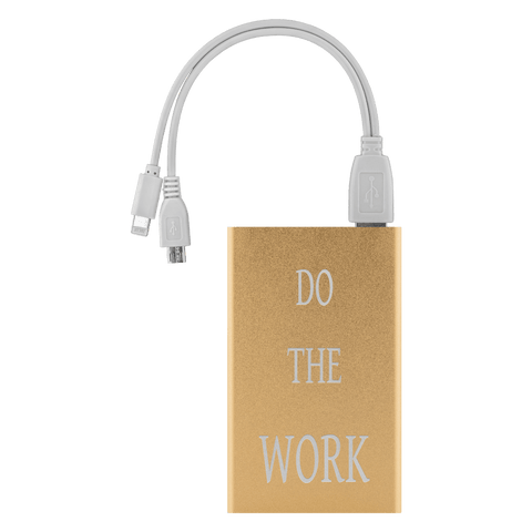 Image of Do The Work Power Bank Power Banks Gold