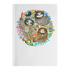 Watercolor Sloth Trio | Paperback Journal