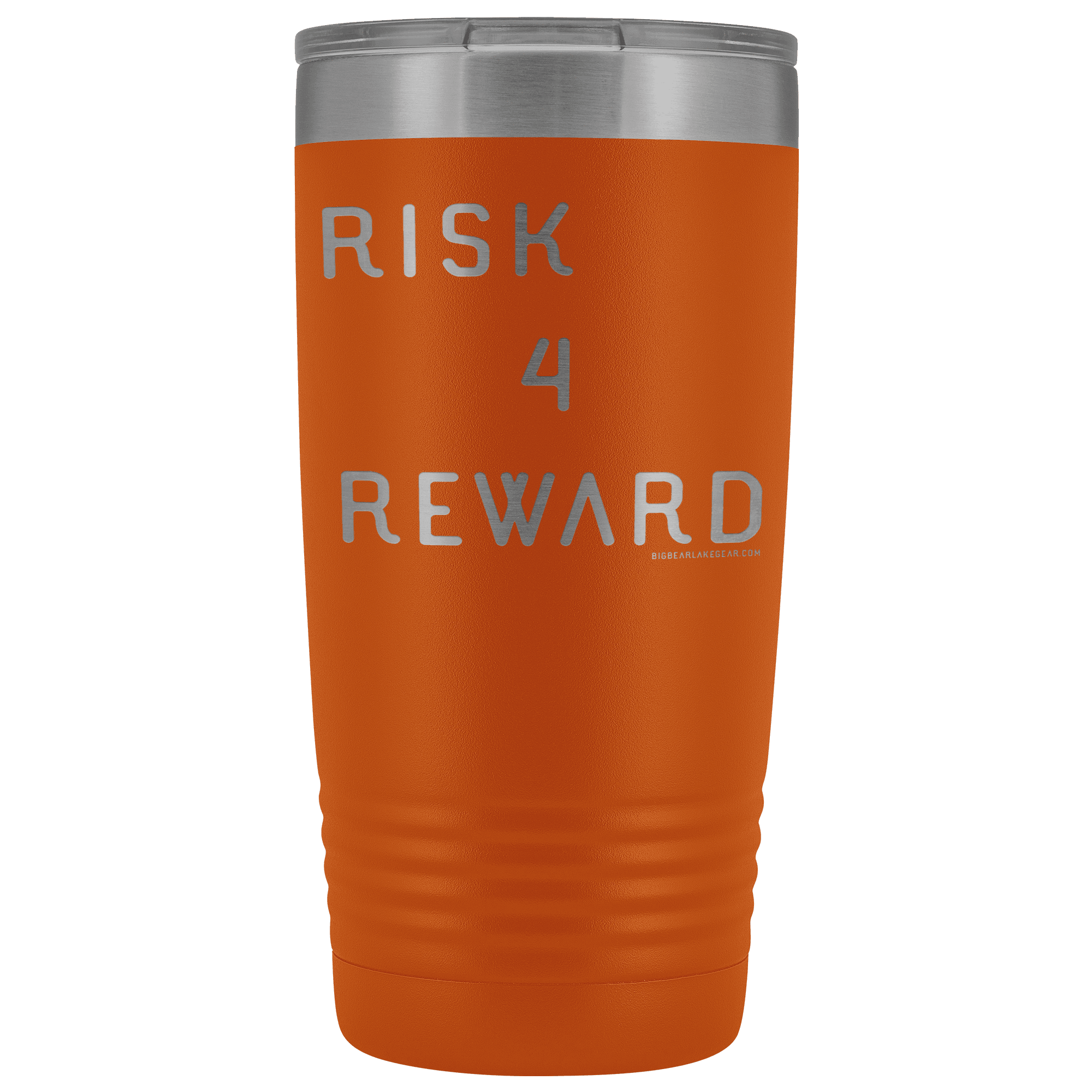 Risk 4 Reward | Try Things and Get Rewards | 20 oz Tumbler Tumblers Orange 