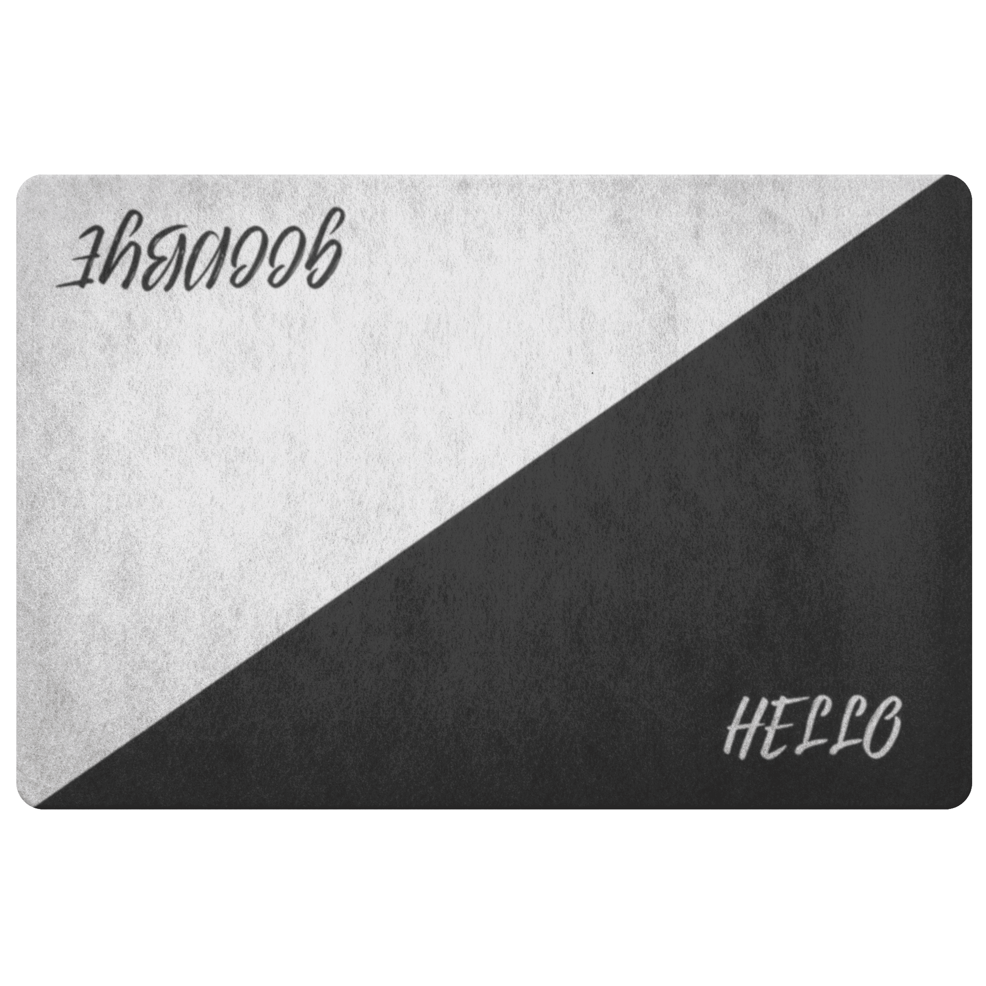 Fun Door Mats Doormat Hello/Goodbye 