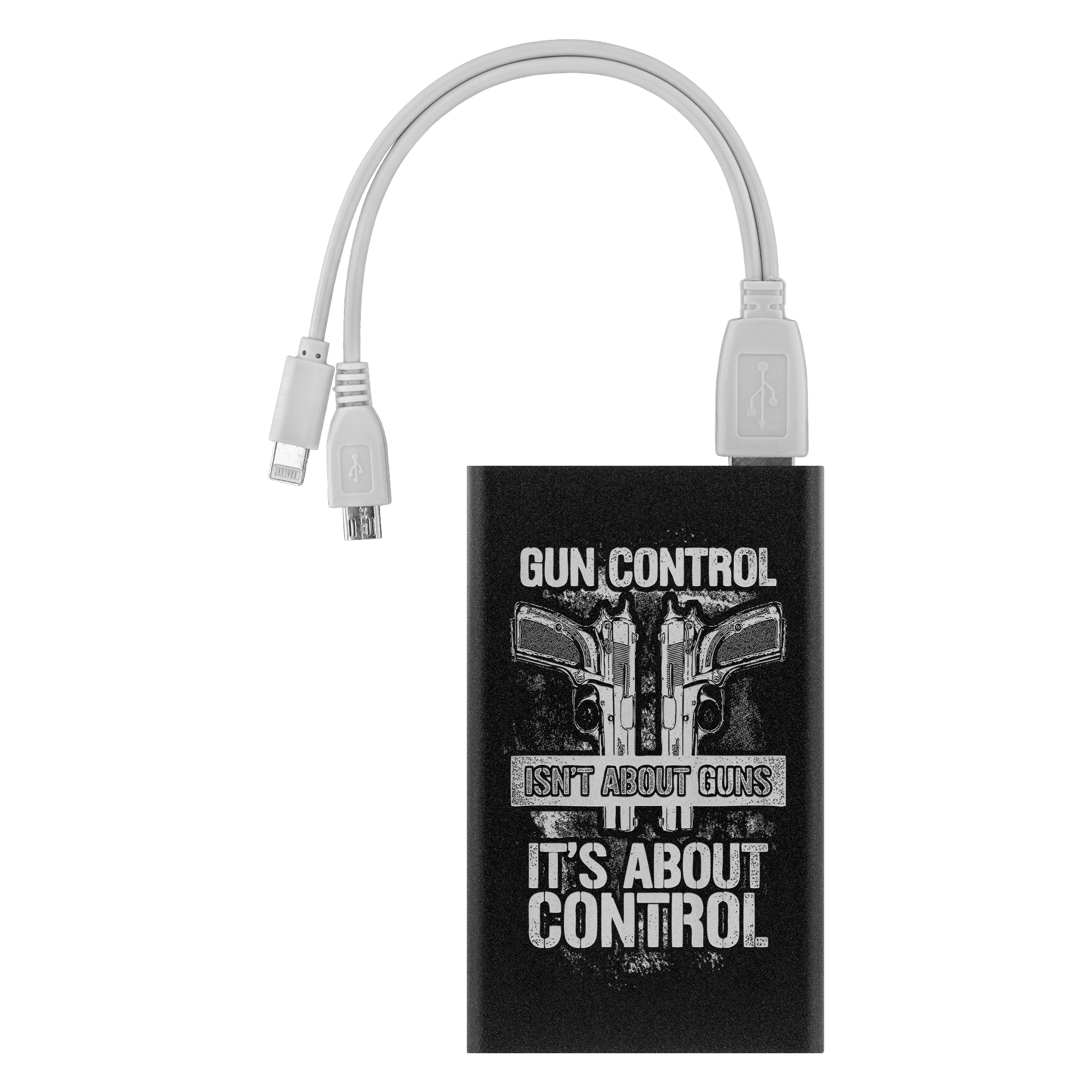 Gun Control Power Bank V1 Power Banks Black 